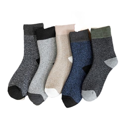 Fuzzy Slipper Socks Unisex with Super Soft Faux Fur Lining, Warm and Cozy Winter Socks