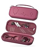 ProCase Stethoskop Tasche für Medi-Inn/3M Littmann/MDF/SCIAN, Stethoskopetui passend für 3M Littmann Classic III Stethoskop Medizinische Aufbewahrungstasche für Pflegeschulausrüstung -Himbeere