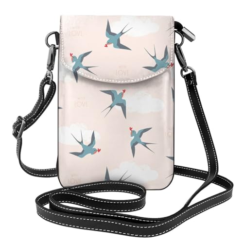 Pochettes pour téléphone portable femmes petits sacs bandoulière portefeuille cuir