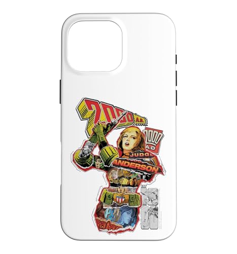 Carcasa para iPhone 16 Pro MAX PSI-Juez Anderson 2000 AD Comic Retro