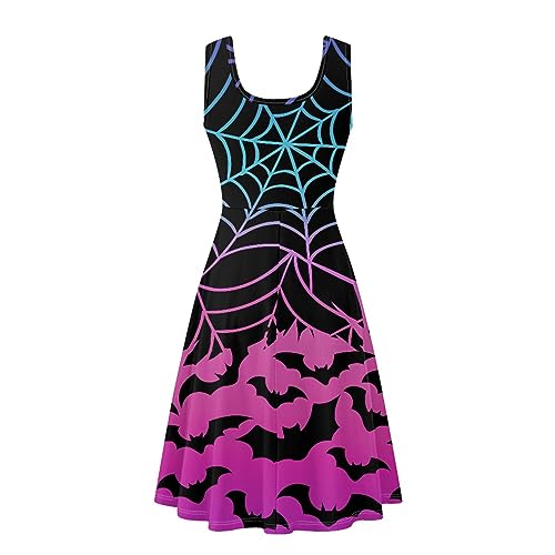 Image of TOADDITDO Womens Summer Sleeveless Tank Dress with 2 Side Pockets XS-4XL Plus Size