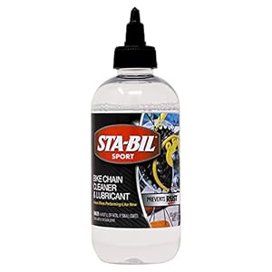 STA-BIL SPORT Bike Chain Cleaner & Lubricant – Prevents Rust on Chains, Cables, and Derailleurs, Premium Lubricant, Easy to Apply, Preserves Bike Chains, 8oz (22406) STA-BIL SPORT Bike Chain Cleaner & Lubricant – Prevents Rust on Chains, Cables, and Derailleurs, Premium Lubricant, Easy to Apply, Preserves Bike Chains, 8oz (22406)