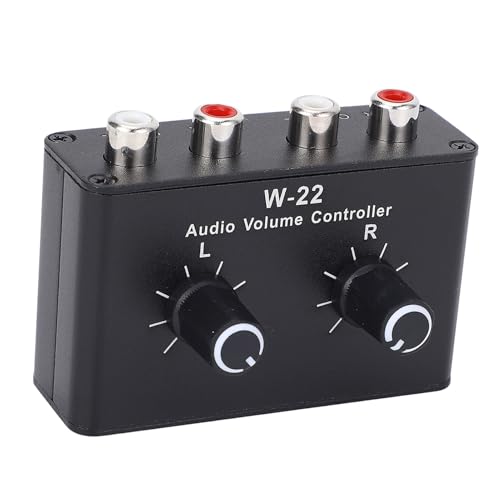 Caja de control de volumen Fabater, ajuste continuo sin pérdida de sonido, control de línea con balance izquierdo/derecho independiente para fuentes de audio y amplificadores miniatura 3
