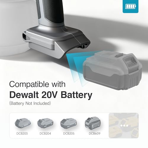 Tilswall Brushless Cordless Paint Sprayer Compatible with Dewalt 20V Battery (Battery Not Included) - image 2