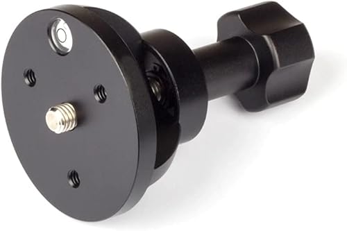Miniatura 2 de Adaptador de cuenco de 2.953 in, convertidor de media bola plana a tazón con tornillo de 3/8 pulgadas para trípode de video Manfrotto Weifeng cámara