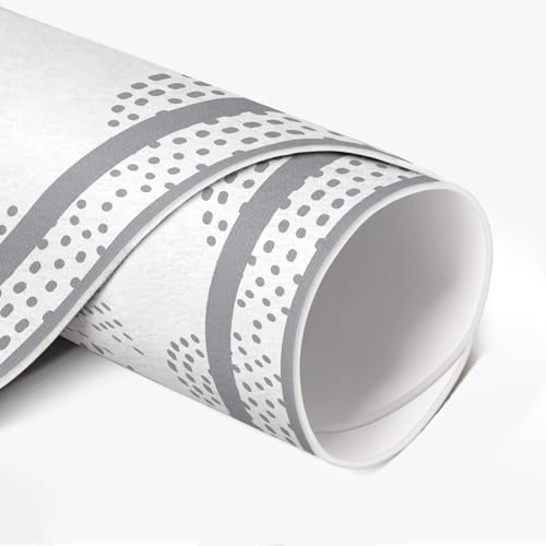 Tapis cuisine résistant à la rayure et durable en vinyle rond de 150cm