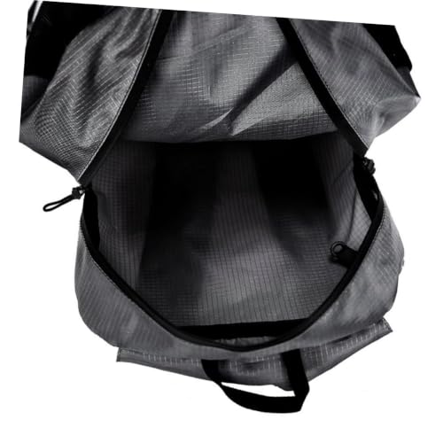 Mochila Deportiva Plegable para Camping y Senderismo Negra miniatura 3