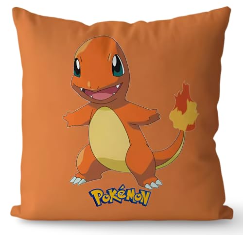 Taie d'oreiller Pokémon Charmander 45 cm idée cadeau pour fan