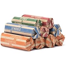 Coin Wrappers for Pennies, Nickels, Dimes and Quarters, 75 of Each Wrapper