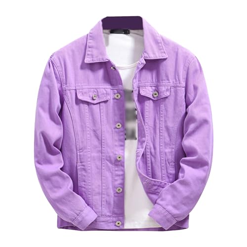 Veste en denim coloré homme idéale pour vos sorties décontractées en ville