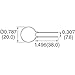 Ametherm SL22 1R020 (Pack of 2) NTC THERMISTOR,ICL 1 OHM 20% 20A 22MM, (Also SG100, SG301)