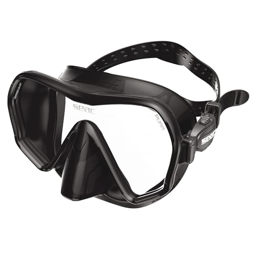 Máscara de snorkel SEAC Pura antivaho de silicona para evitar filtraciones 2