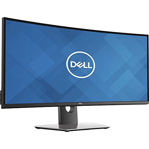 Image of Dell U3419W UltraSharp 34-Inch WQHD [3440x1440] Curved IPS USB-C Monitor [Black] w / Stand & 1x Power Cord (Renewed)