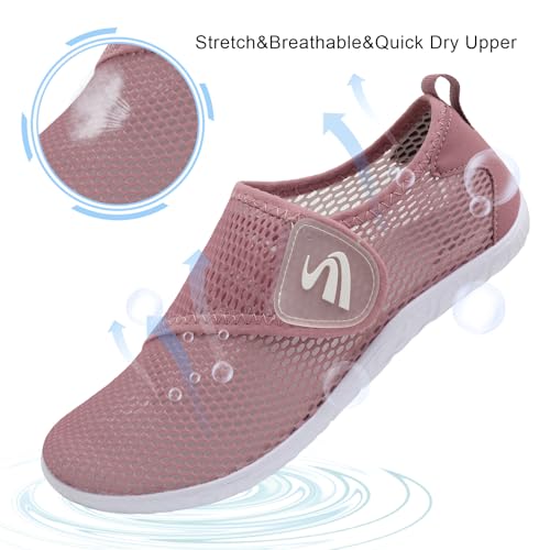 Image of Spesoul Womens and Mens Water Shoes Breathable Quick Dry Soft Barefoot Aqua Socks for Hiking Swim Beach Surf Yoga Sport