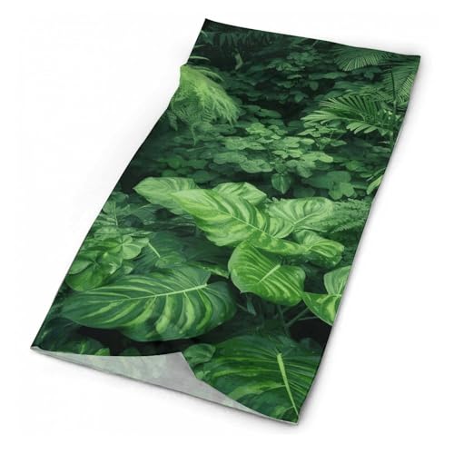 Pasamontañas transpirable a prueba de viento con diseño de plantas verdes, cubrebocas, balaclava y bandana para hombre y mujer para senderismo y pesca miniatura 1