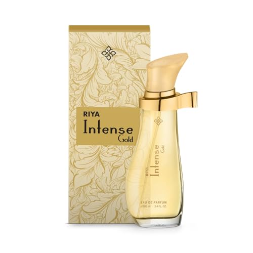 Image of Riya Intense Gold Eau De Parfum For Men & Women | Fresh Fruit & Floral Scent | Long-lasting Upto 8 hours - 100ml