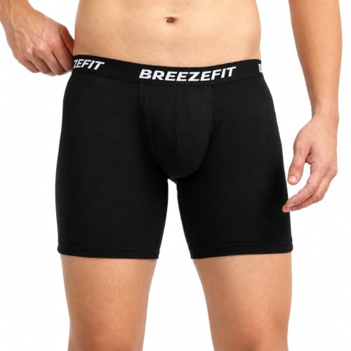 Image of Soft Modal Boxer Trunk | Full Thigh Coverage | Large Pouch | Low Waist | Anti-Chafe Comfort | No Ride-Up Fit | Pack of 2