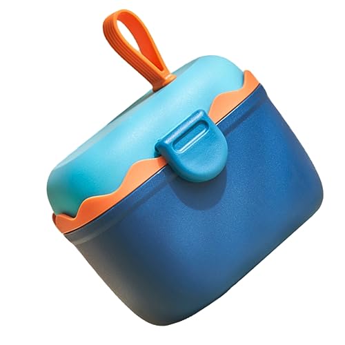 IWOWHERO 粉ミルクボックス ベビーミルクパウダー スナック保存容器 粉ミルク 携帯用 式 旅行 旅行フォーミュラコンテナ スナック容器 粉ミルク保存容器 食品容器 pp Blue