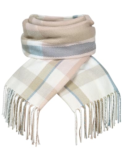 Image of Loritta Winter Scarf for Women, Long Plaid Shawl Wraps Scarves Gifts