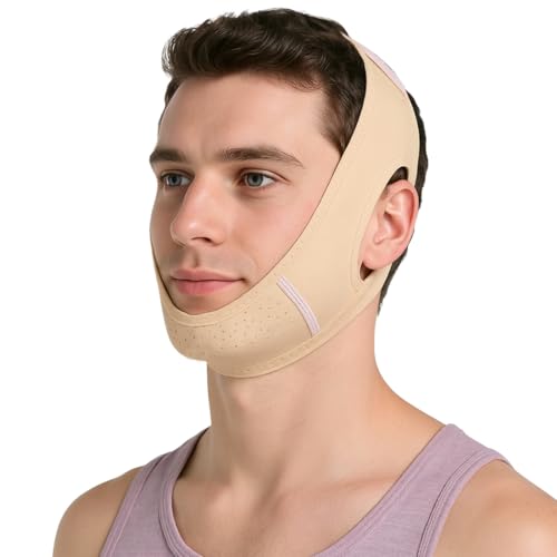 XBFOCNH Masque Lifting Visage,Réutilisable Masque En Forme De V,bande de bandelette en V,Peut être utilisé à tout moment