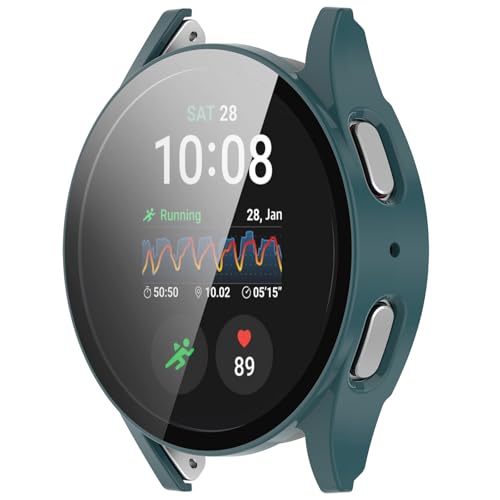 Image of Oboe Screen Protector PC Case 40mm Cover 'Compatible with' Samsung Galaxy Watch 7 40mm Watch (Green) [Watch NOT Included]