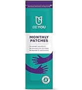 BeYou Natural Cooling Period Cramp Relief Patches, All Natural, analgesic Patches for Period Cram...