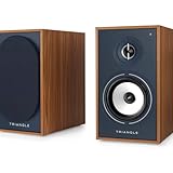 Triangle - Diffusori Attivi BOREA BR02 Connect - Diffusori da Libreria Bluetooth con Amplificatore 2x 50W - Audio HD - Ingressi PHONO/Piatto TV Arc & USB - 176 x 310 x 274 mm - Blu (Coppia)