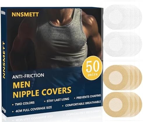 5pairs Men Nipple Covers, Disposable Swimming Marathon Sports Running - View #10