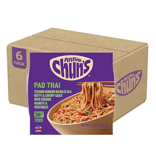 Annie Chun's Pad Thai Noodle Bowl, 8.52 oz (Pack of 6)