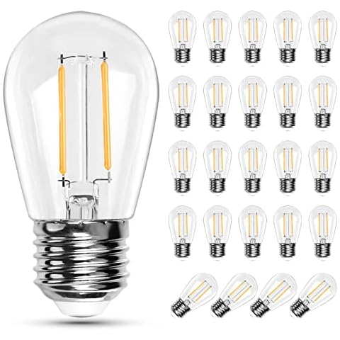 Bombilla LED ROMANJOY S14 inastillable 2200K, 25uds Cover