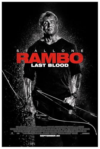 Rambo Last Blood 2019 - Classic Movie Poster-11 x 17 Inches - (Framed)