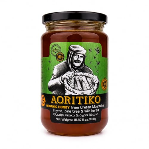 Miel Orgánica Pura de Montaña Cretense 450 g