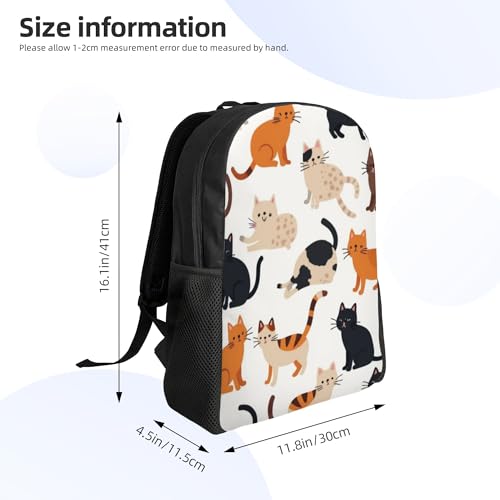 Backpack Travel Backpack For Women Men Cats Lightweight, Large Capacity Backpack For Adult 16 Inch4