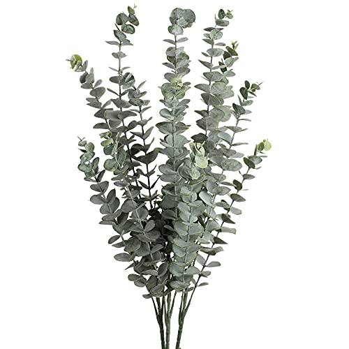 Oairse 3 Stück Künstliche Eukalyptus Pflanzen, Kunstpflanzen Dekoration...