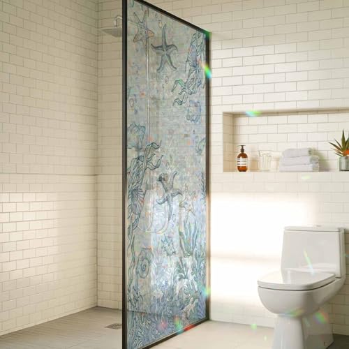 Película decorativa para ventanas 17.7" x 39.3" miniatura 5