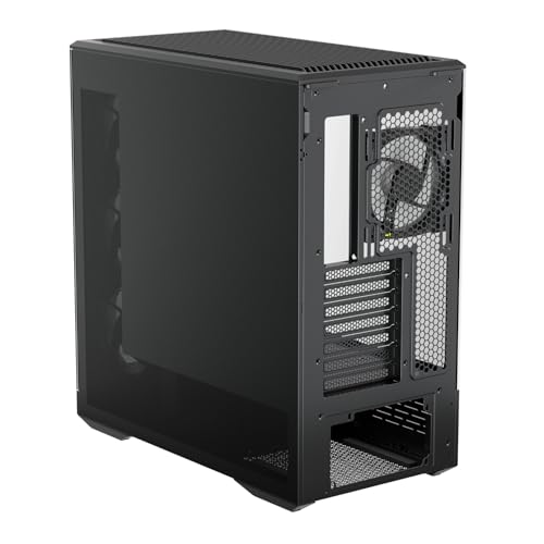 Gabinete para PC 1ST PLAYER GM7 ATX, Torre Media para Gaming con 4 Ventiladores ARGB PWM Preinstalados y Panel de Vidrio Templado, Negro miniatura 4