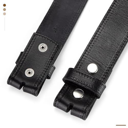HJones Western Belts Genuine Full Grain Leather Belt for Belt Buckle Men's, 1.5" Replacement Belt Strap Without Buckle3