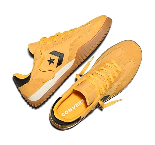 Converse Unisex Run Star Trainer Suede OX, Gold Palm/Black/Gum, 11 by Converse - Image 4