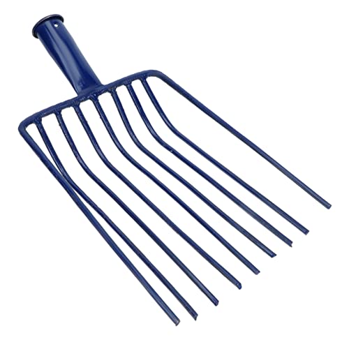 Yardenfun 1 Peça Garfo De Nove Dentes Churrasqueira Pá De Carvão Para Churrasco Remoção De Folhas An