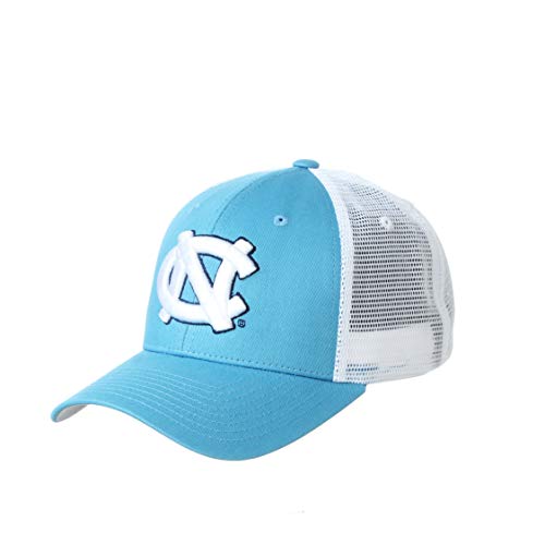 Zephyr Men's North Carolina Tar Heels Adjustable Snapback Hat Big Rig, North Carolina Tar Heels Light Blue, Adjustable