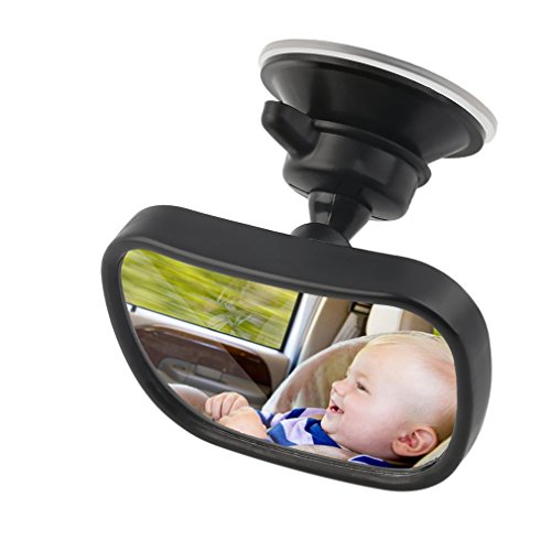CATUO Miroir Auto Surveillance Bébé - Rétroviseur pour de surveillance Sière Arrière - Bébé en Sécurité - Ventouse
