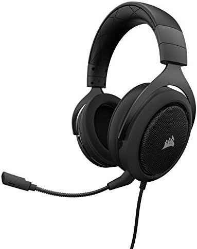 Corsair Ca-9011173-Eu Hs60 Surround 7.1 Harici Ses Kartlı Oyuncu Kulaklığı, Siyah (Pc, Ps4, Xbox One, Nintendo Switch Uyumlu) - Görsel 1
