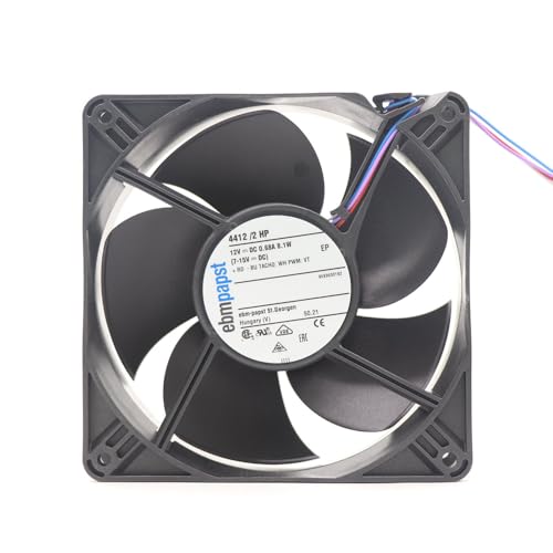 EBM-PAPST Ventilador tubular axial 4412/2HP DC; 12 V CC