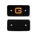 4 Stück klare/geräucherte/orangefarbene Linse vorne + hinten Seitenmarkierungsleuchten for Mercedes-Benz W463 G-Klasse G500 G550 G55 G63 2002–2014(Smoked lens G)
