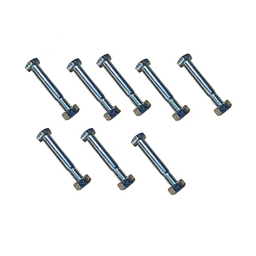 for (8) Pack Shear Pins w/ Lock Nuts Fits for John Deere AM123342 for Ariens 53200500
