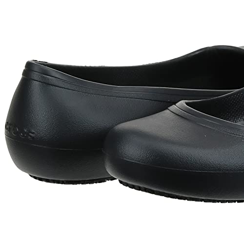 Crocs Women's At Work Ballet Flats| Slip Resistant Shoes, Black, 7 Women #TOP7