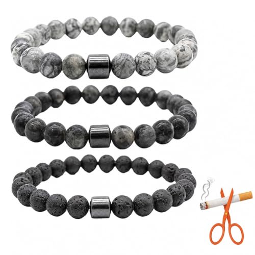Pulsera para dejar de fumar ajustable, set de 3 unidades miniatura 1