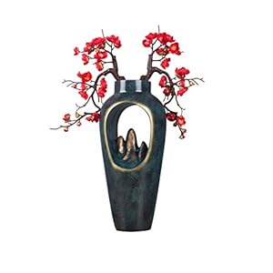 LXX Woonaccessoires & Decoratie Europese vaas Set Ornamenten Thuis Veranda Prachtige TV Kast Vaas Display Woonkamer Hars Handwerk Vaas (Stijl: A)