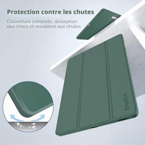 Étui Samsung Galaxy Tab S10 FE+ anti-rayures protège-stylet TPU - 4