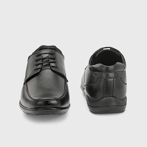Image of Centrino Formal Shoes for Men | Lightweight Comfortable Office Shoes for Man Stylish | Cushioned Insole Lace-Up Shoes for Men | Durable TPR Sole | Trendy Classic Design Footwear for Men (8116)
